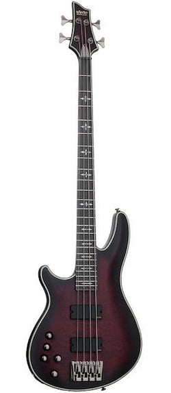 Schecter Hellraiser Extreme 4 Left Hand Bass Guitar.