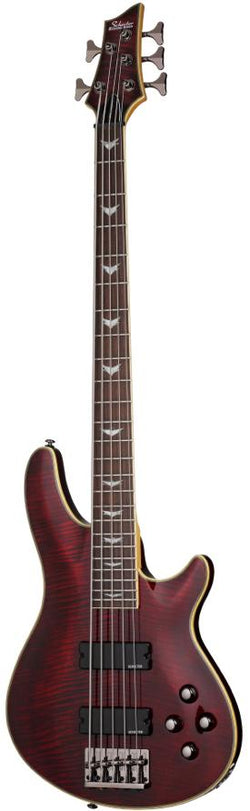 Schecter Omen Extreme 5 Black Cherry Bass Guitar