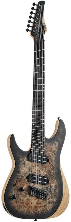 Schecter Reaper-7 Multiscale Left Hand Satin Charcoal Burst