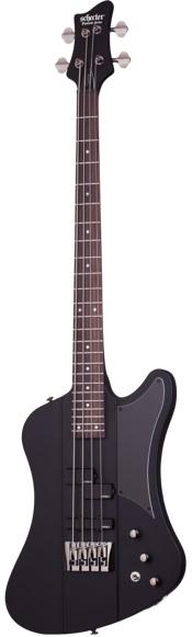 Schecter Sixx Bass Satin Black Bass Guitar.