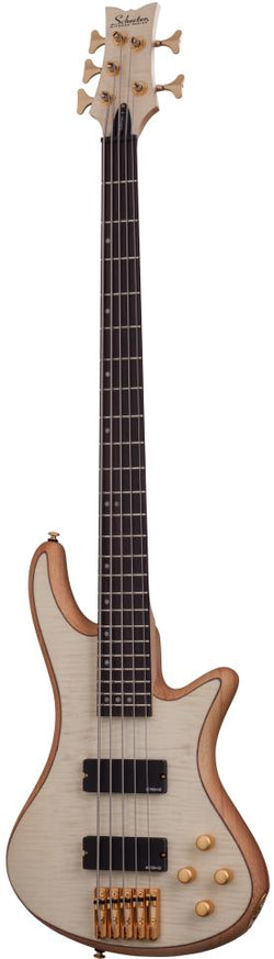 Schecter Stiletto Custom 5 Natural Satin Bass Guitar