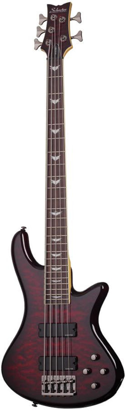 Schecter Stiletto Extreme 5 Black Cherry Bass Guitar