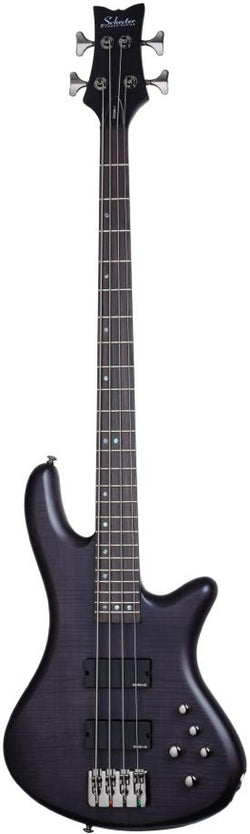 Schecter Stiletto Studio 4 See Thru Black Bass Guitar