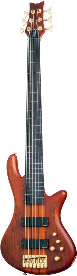 Schecter Stiletto Studio 6 FL Honey Satin Bass Guitar