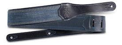 Taylor Blue Denim Strap,Navy Leather Edges, 2.5