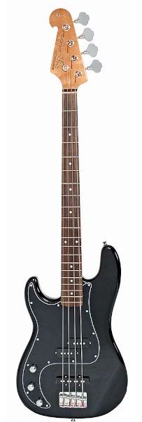 SX VEP62LHB PJ Style Left Handed Bass Guitar Black