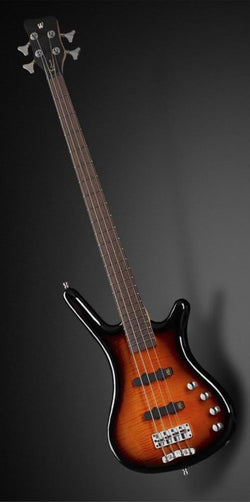 Warwick RockBass Corvette Classic 4-String Almond Sunburst Transparent High Polish