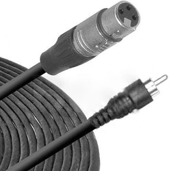 Hosa XRF-105 XLR Female to RCA Male Audio Interconnect Cable - 5ft