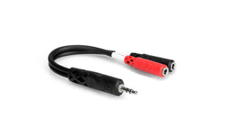 Hosa YMM-261 Stereo Breakout Cable 3.5 mm TRS to Dual 3.5 mm TSF