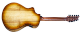Breedlove Pursuit Exotic S Concert Amber 12 String CE Myrtlewood-Myrtlewood rear