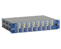 MOIF8282AU Focusrite ISA 828 MkII 8-Channel Mic Preamp front left side angle controls